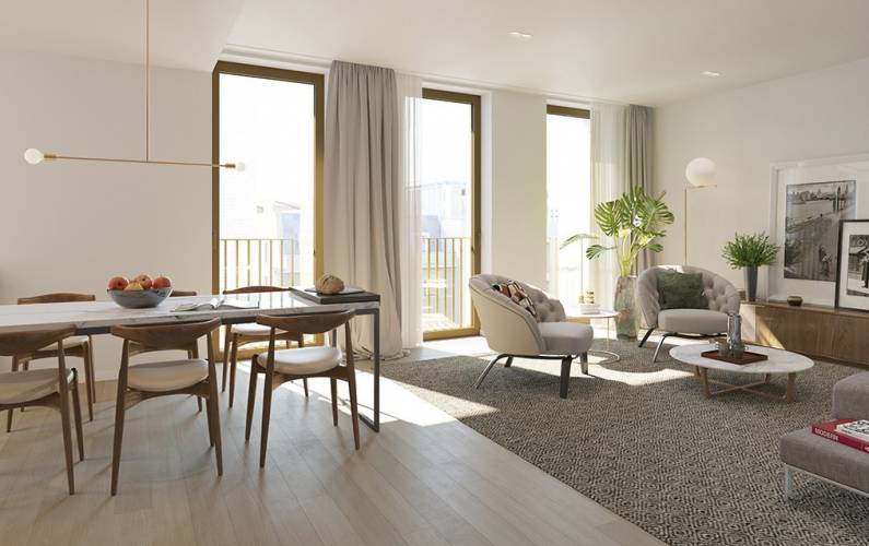 Modern Barts Apartment London for Simple Design