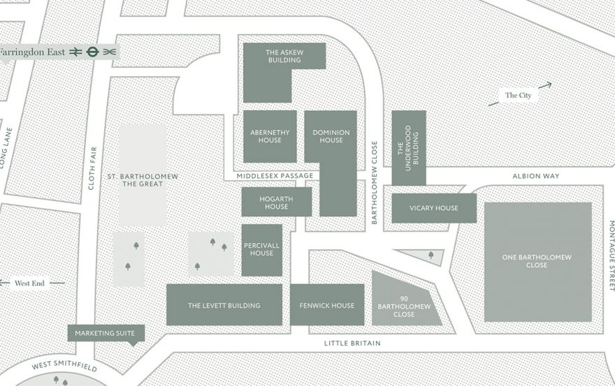 Site plan – Barts Square