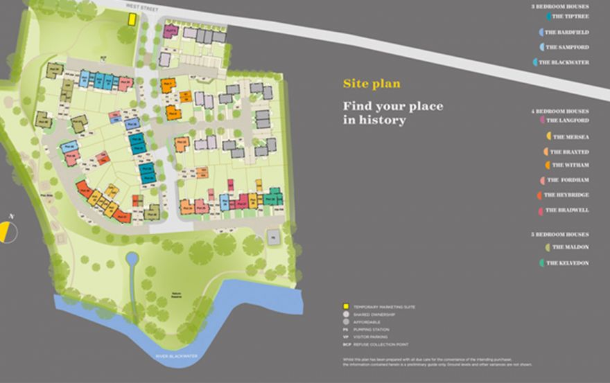 Site plan – Coggeshall West