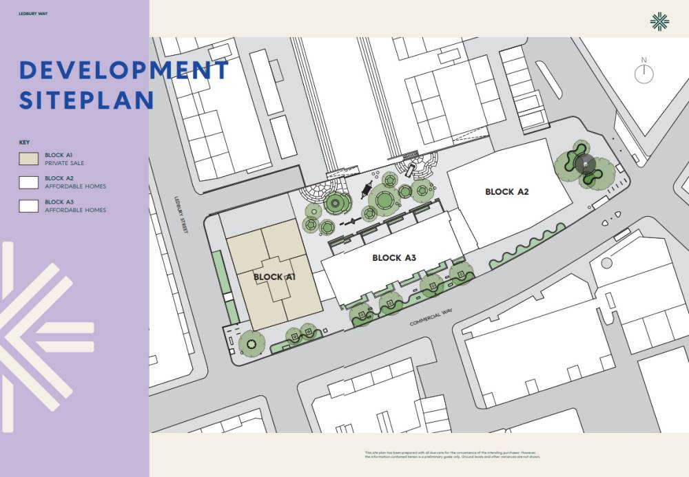 Site plan Ledbury Way#