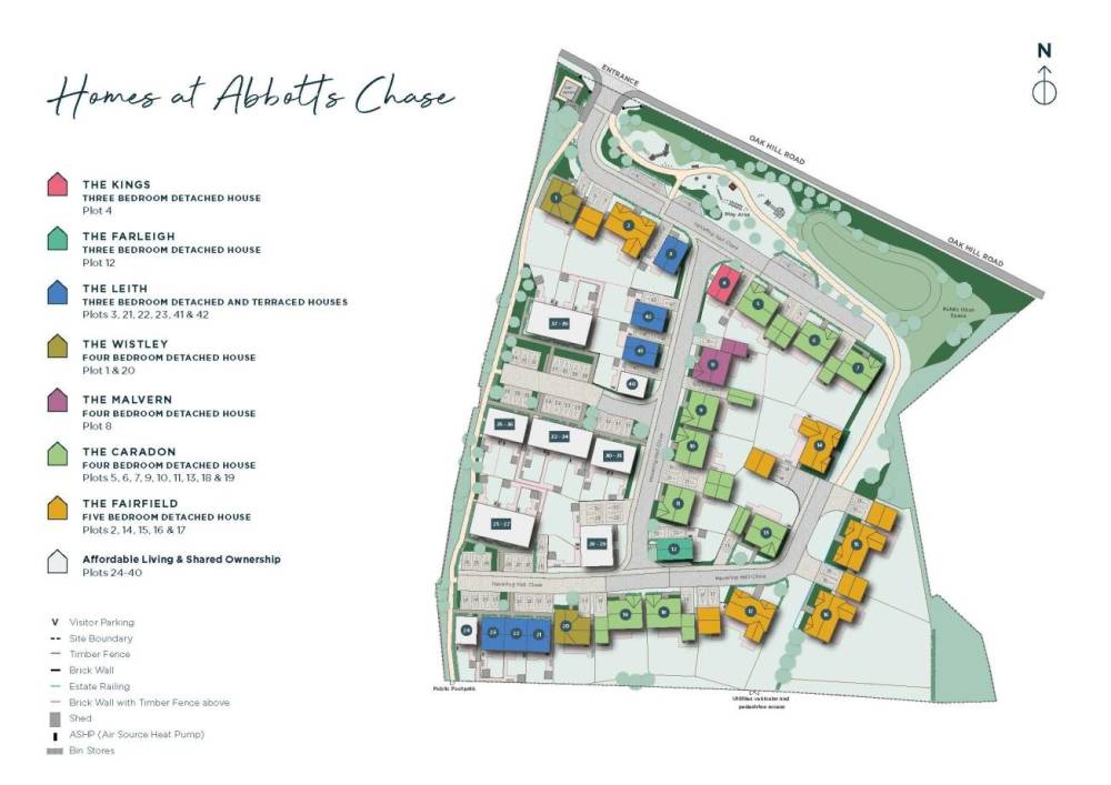 Site plan Abbotts Chase#