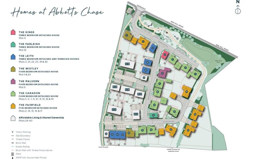 Site plan – Abbotts Chase
