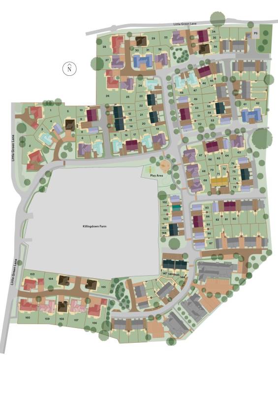Site plan Millside Grange#