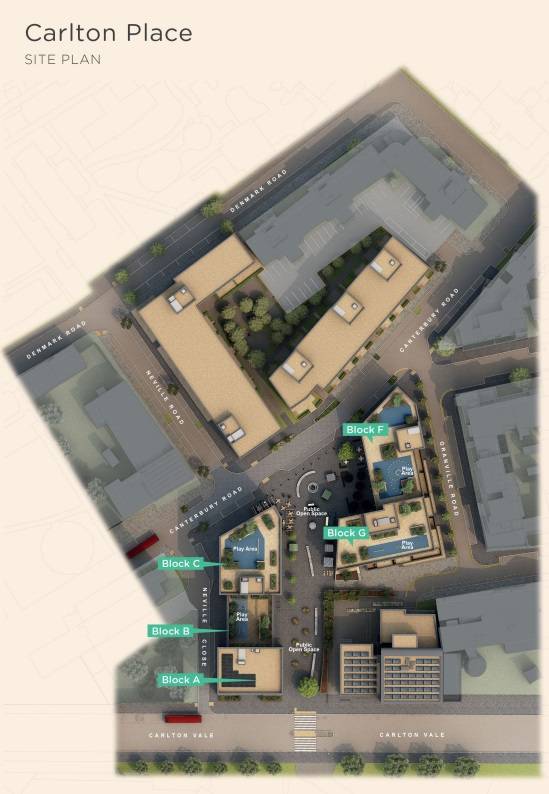 Site plan Carlton Place#