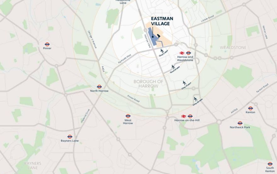 Site plan – The Focus Collection at Eastman Village