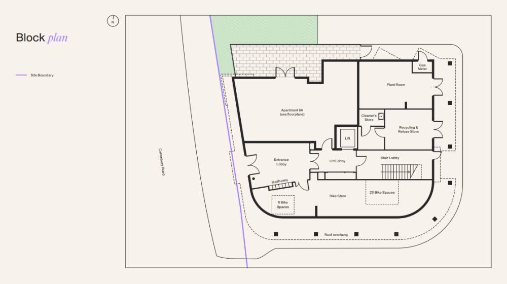 Site plan Canonbury Corner#