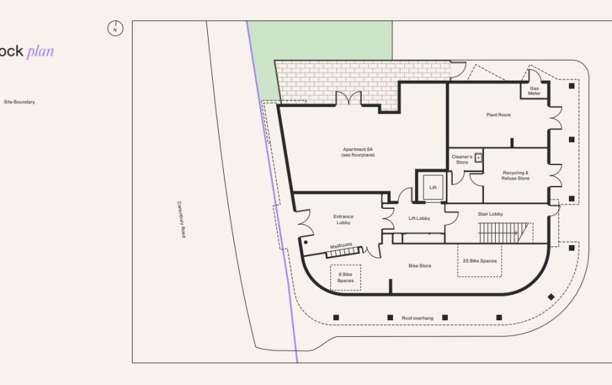 Site plan – Canonbury Corner