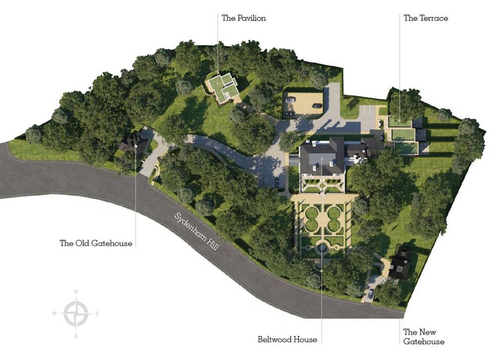Site plan Beltwood Park Residences#