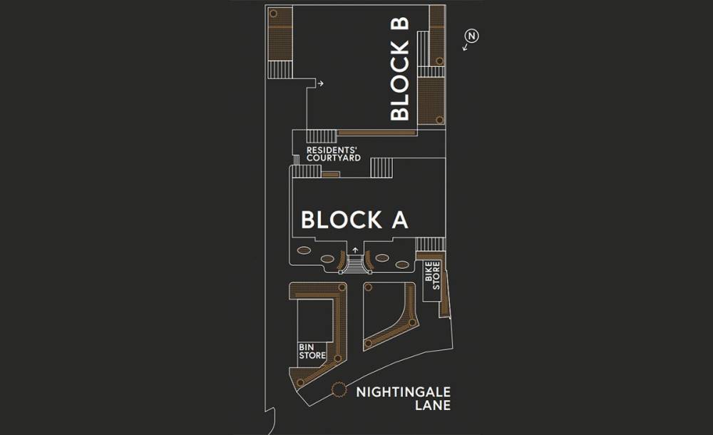 Site plan Audiology House#