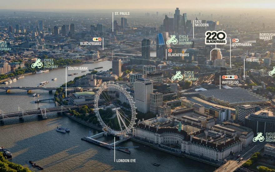 Site plan – 220 Blackfriars Road