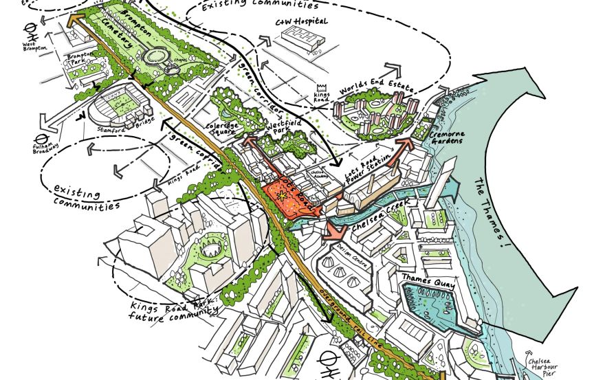 Site plan – Lots Road South