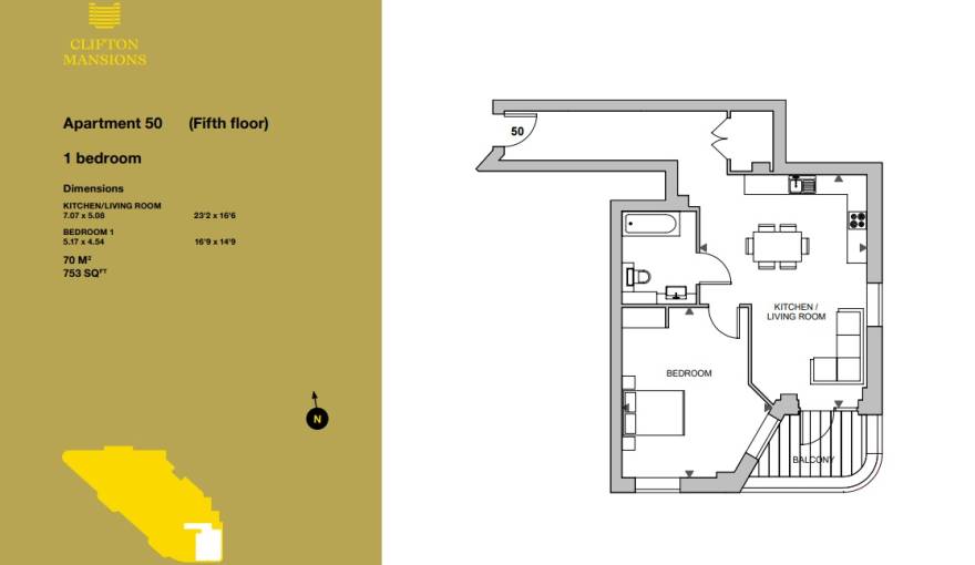 Plans Clifton Mansions