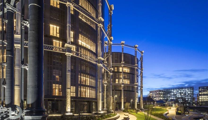 Gasholders Apartments in Kings Cross, N1C London
