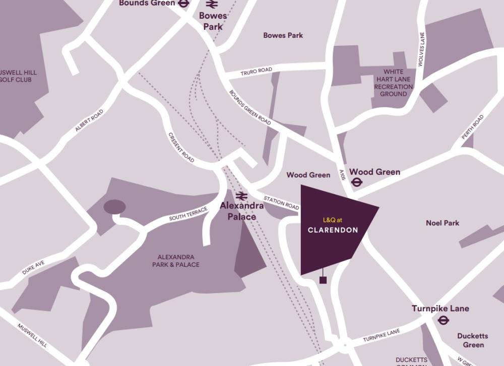 Site plan L&Q at Clarendon#