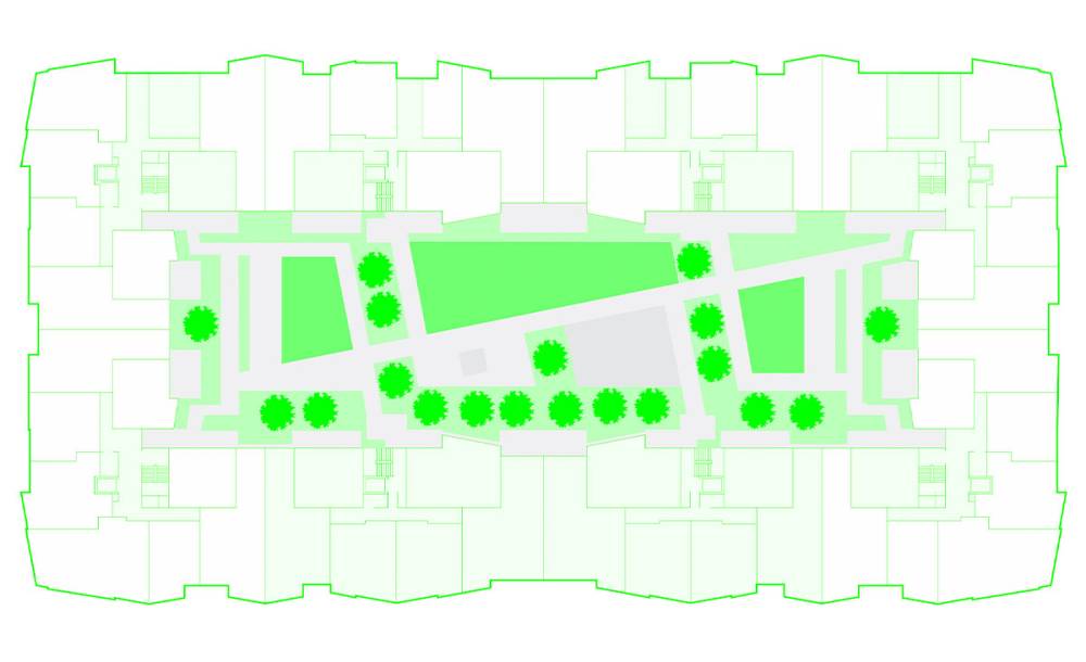 Site plan The Courtyard at Greenwich Square#