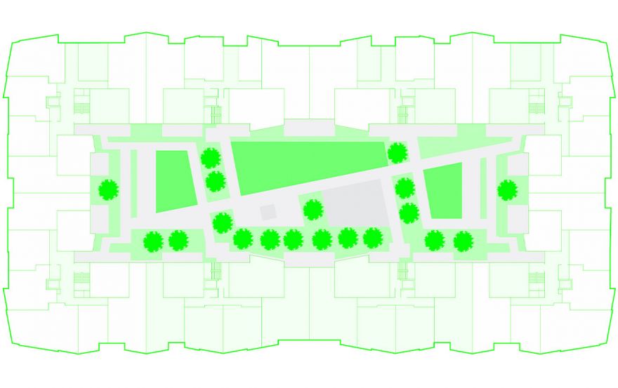 Site plan – The Courtyard at Greenwich Square