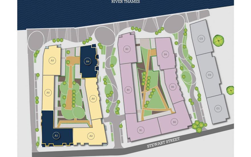 Site plan – New Union Wharf
