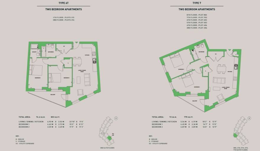 Plans Crescent Gardens