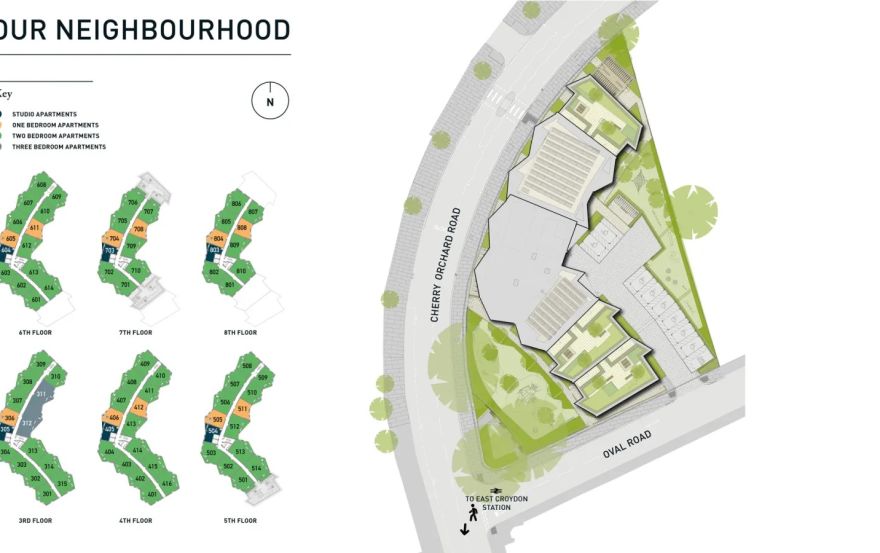 Site plan – Crescent Gardens