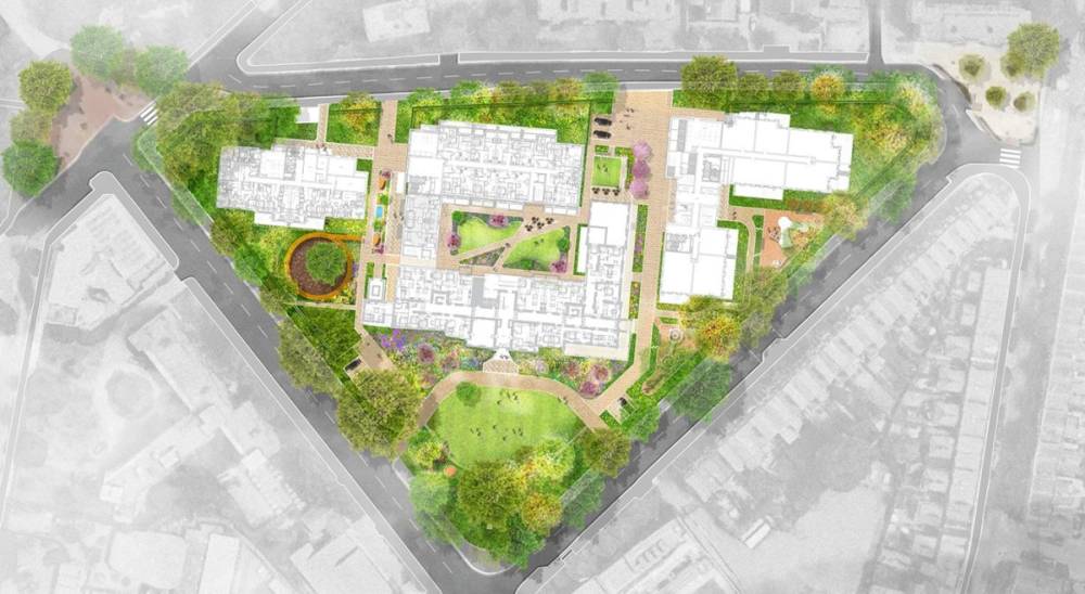 Site plan Former London Chest Hospital#
