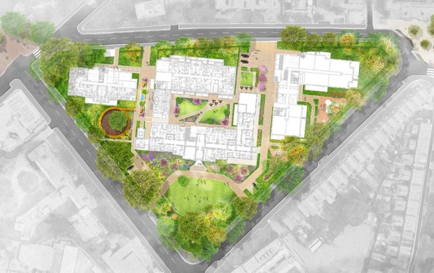 Site plan – Former London Chest Hospital