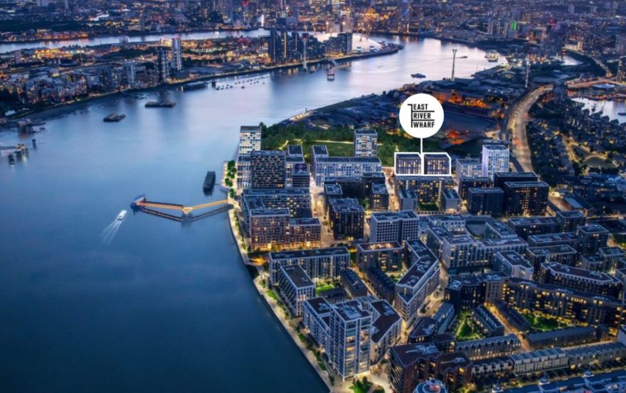Site plan – East River Wharf