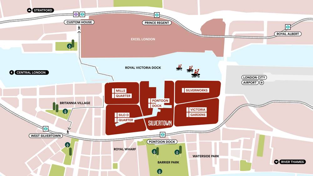 Site plan Silvertown#