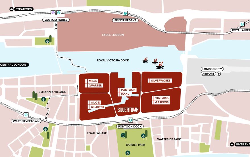 Site plan – Silvertown