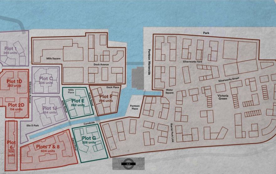 Site plan – Silvertown