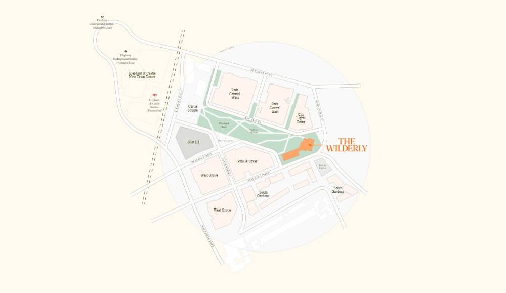 Site plan The Wilderly#