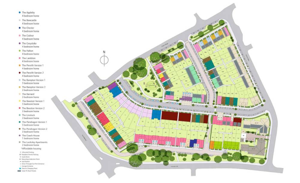 Site plan Locksley Place#