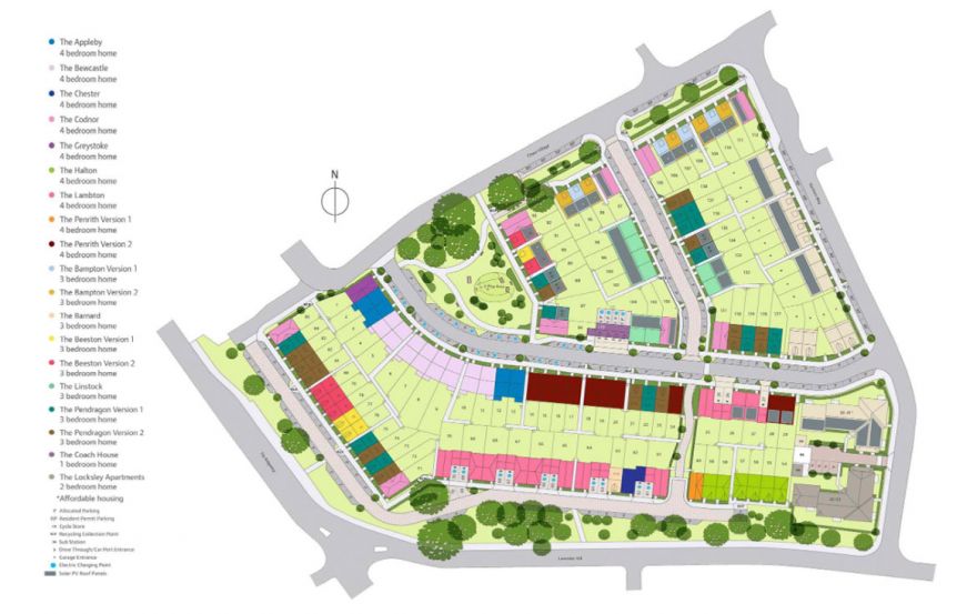 Site plan – Locksley Place