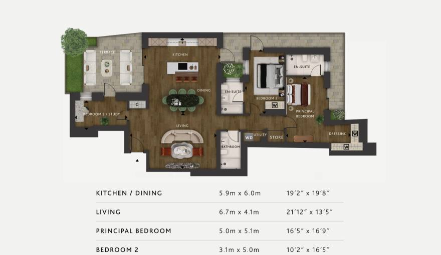 Plans Fifty Brook Green