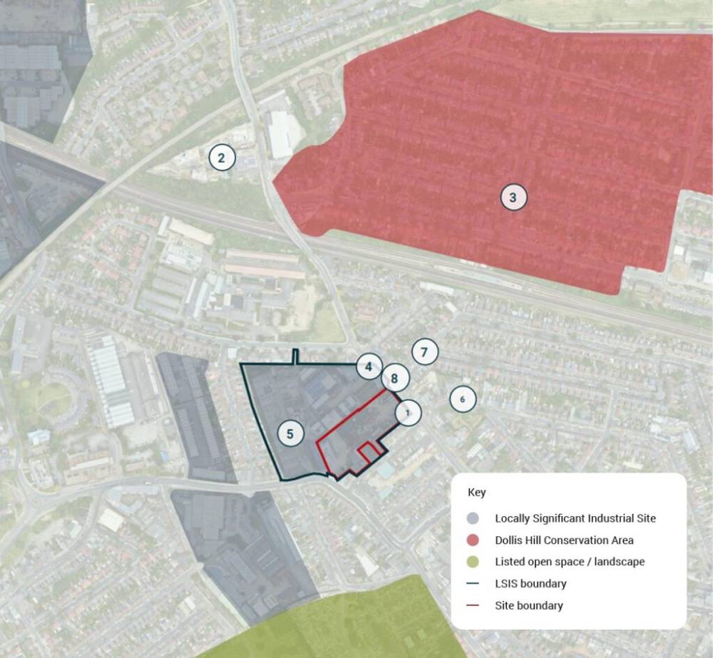 Site plan Dudden Hill Lane#