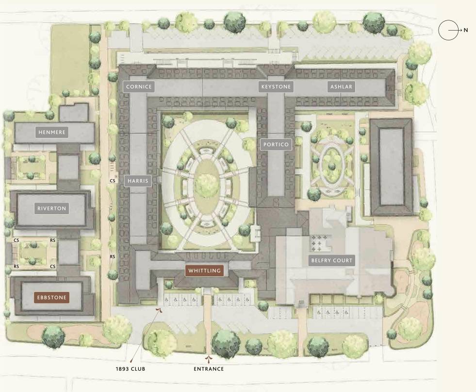 Site plan County Hall Kingston#