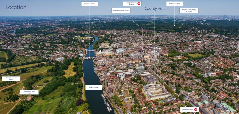 Site plan Kingston County Hall#