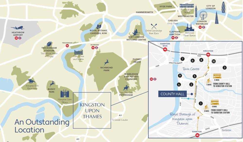 Site plan Kingston County Hall#