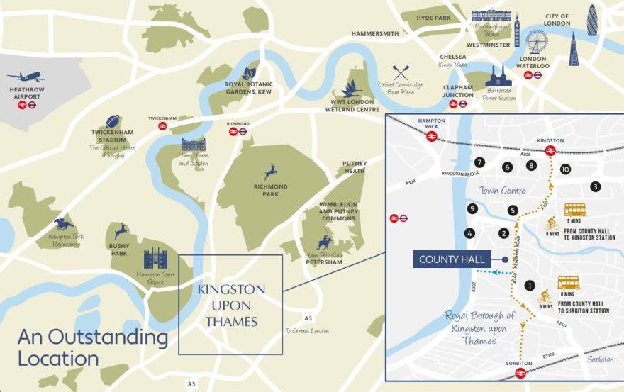 Site plan – Kingston County Hall