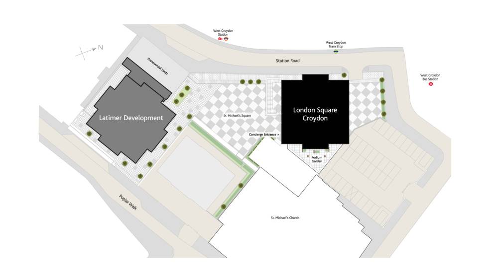 Site plan Croydon#