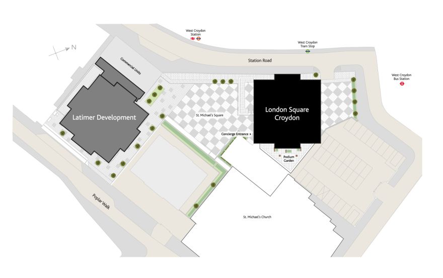 Site plan – Croydon