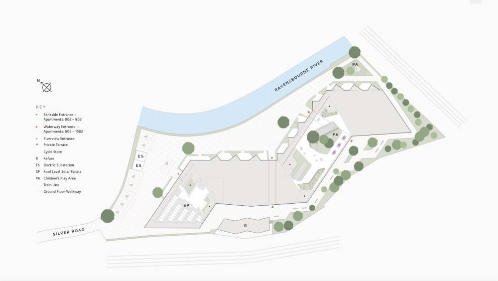 Site plan Square Roots Lewisham#