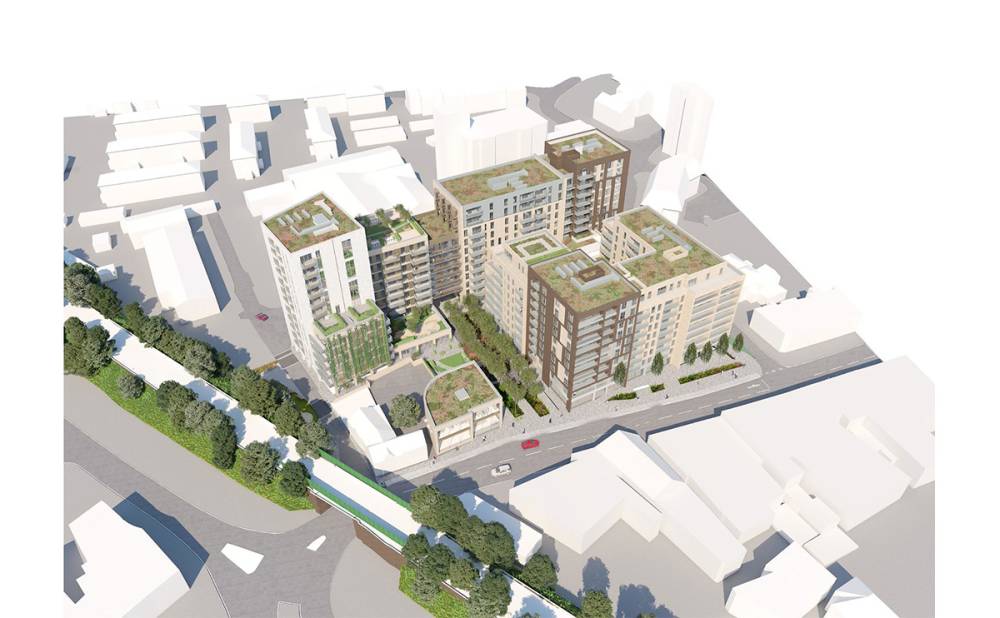 Site plan London Square Staines Upon Thames#