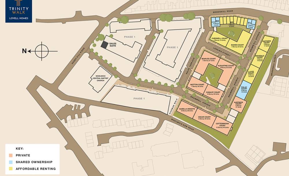Site plan Trinity Walk#