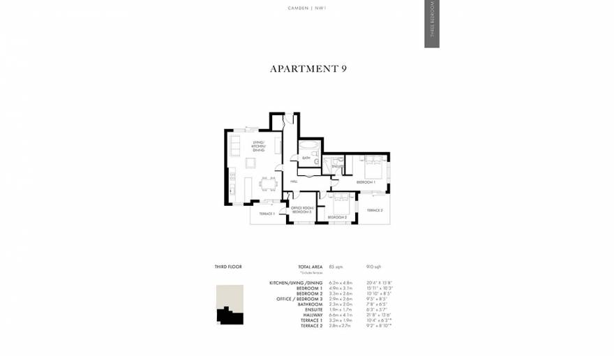 Plans Ferdinand Apartments