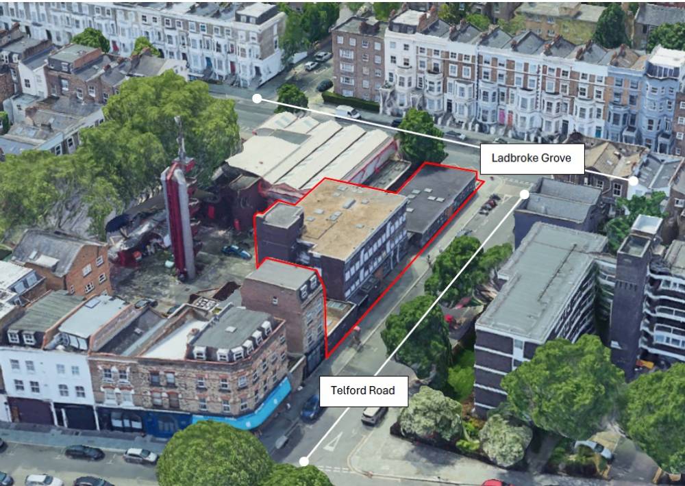 Site plan 246-248 Ladbroke Grove#
