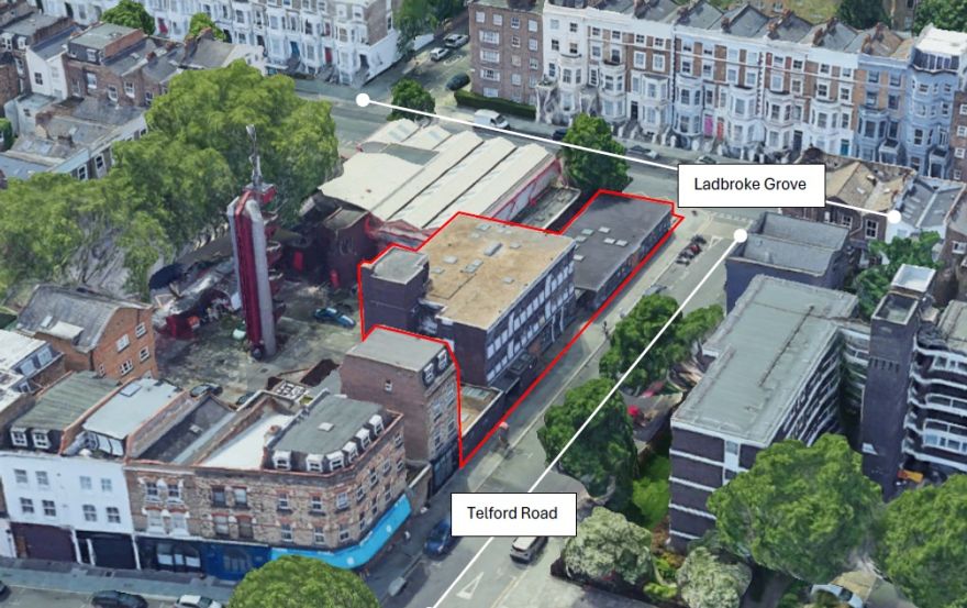 Site plan – 246-248 Ladbroke Grove