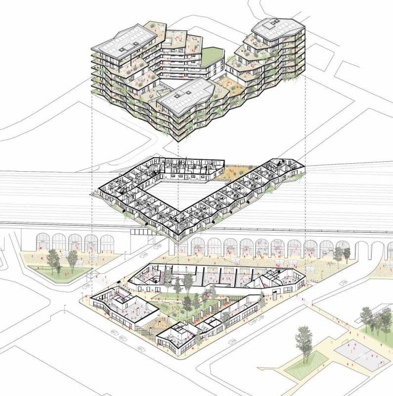Site plan Dockley Apartments#