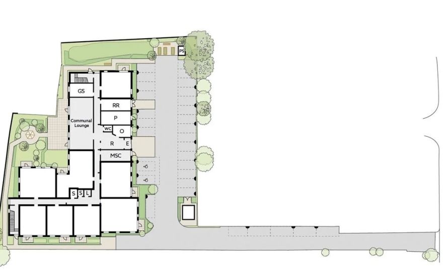 Site plan – Beesons House