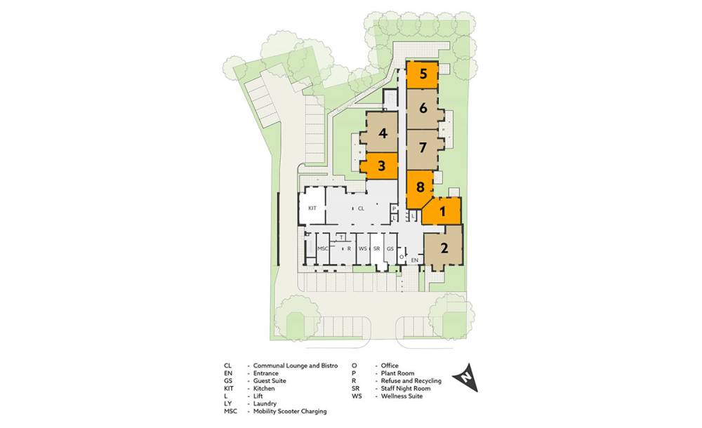 Site plan Campbell House#