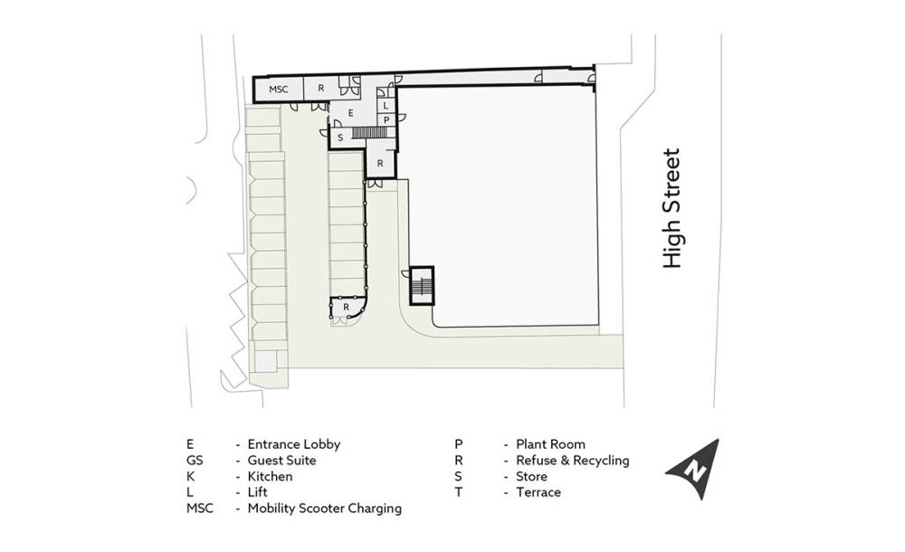 Site plan Holly Place#